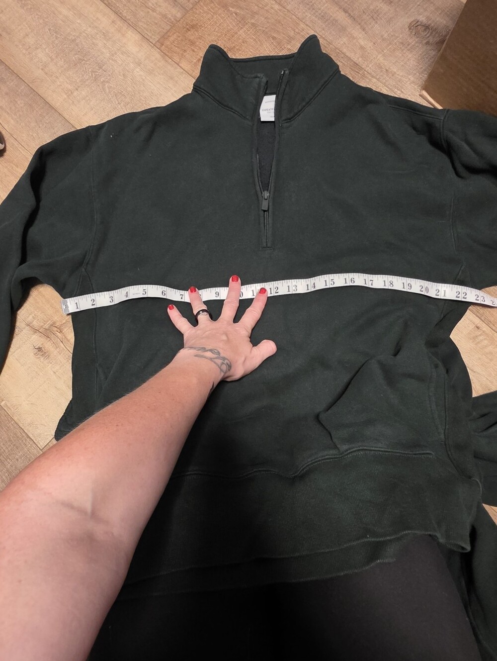 Aritzia Forest Green Set Oversized Small - Picture 7 of 8